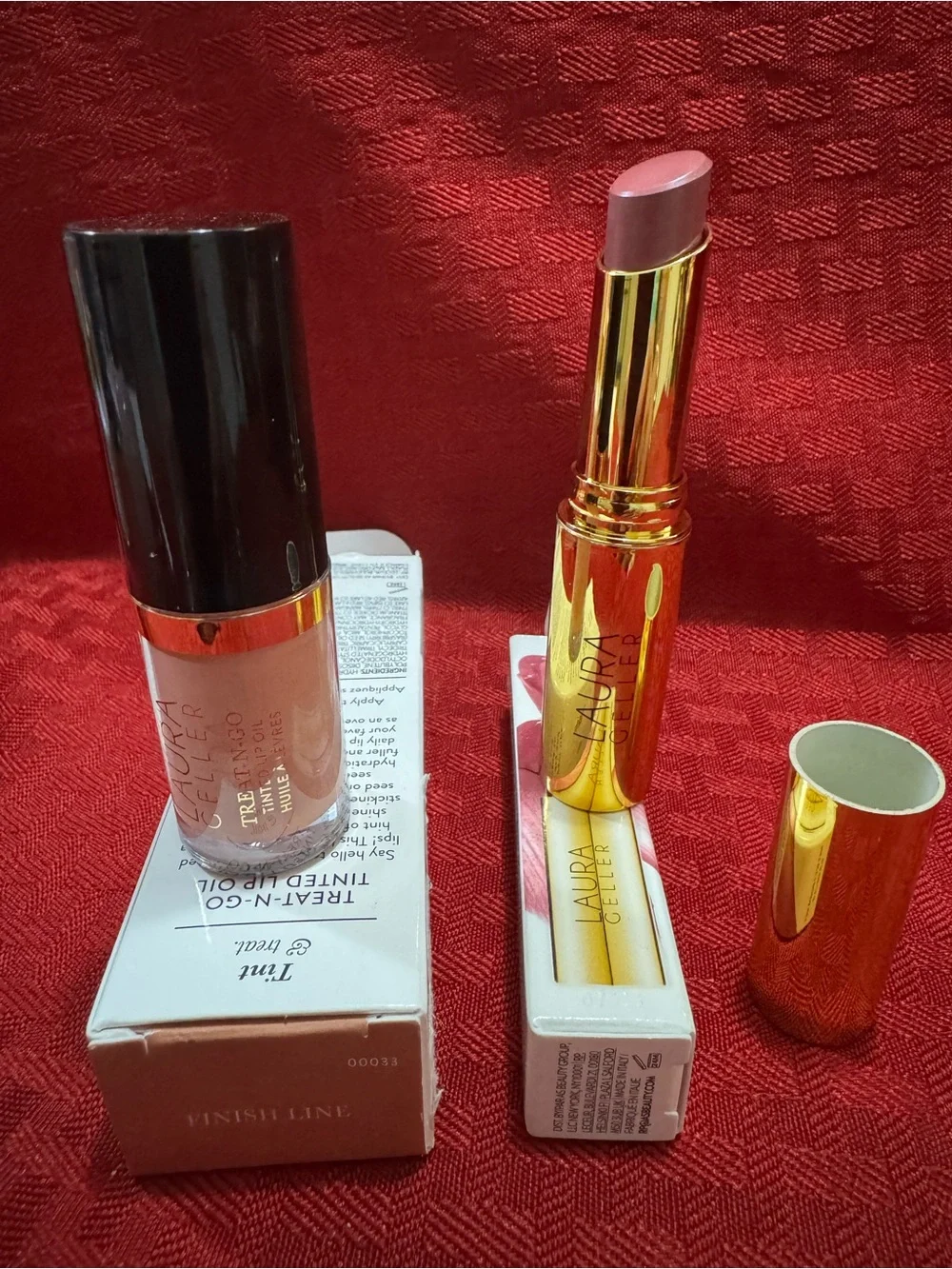 Laura Geller Tinted Lip Oil & Jelly Balm Duo in Rose